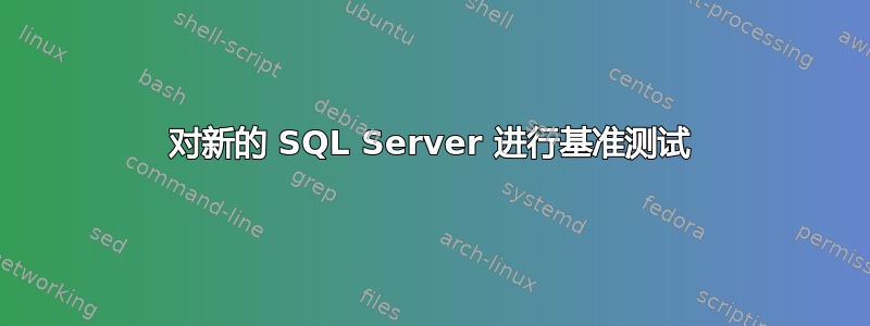 对新的 SQL Server 进行基准测试