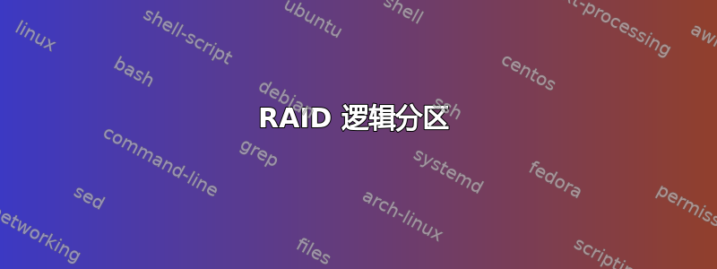 RAID 逻辑分区