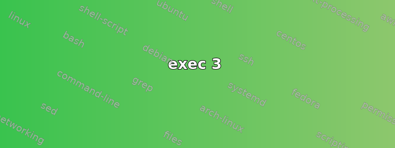 exec 3