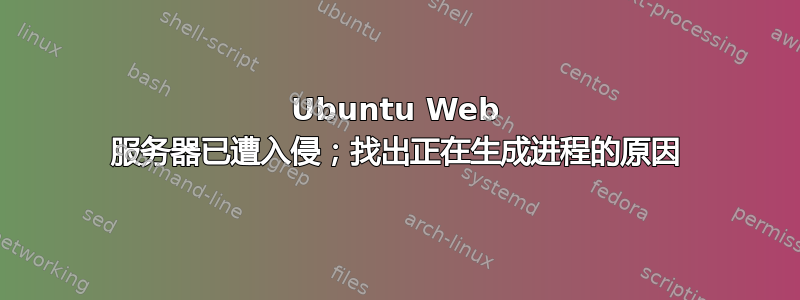 Ubuntu Web 服务器已遭入侵；找出正在生成进程的原因