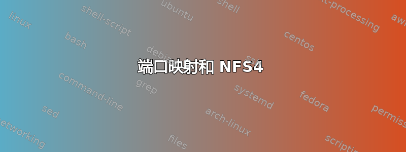 端口映射和 NFS4