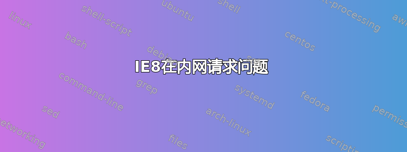 IE8在内网请求问题