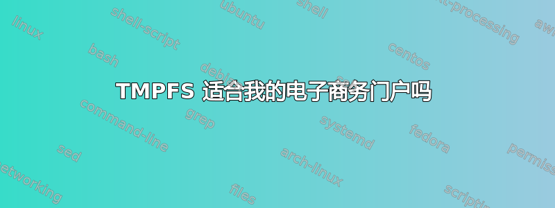 TMPFS 适合我的电子商务门户吗