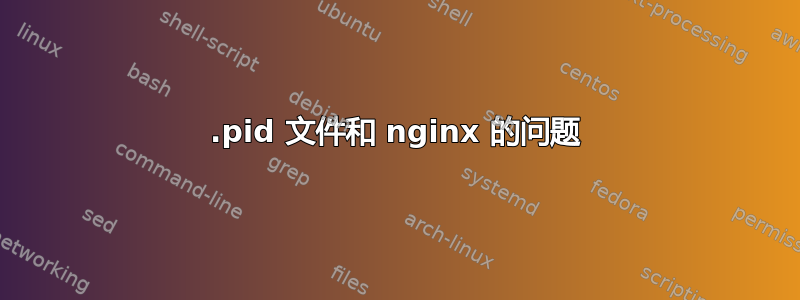 .pid 文件和 nginx 的问题