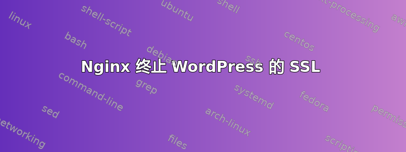 Nginx 终止 WordPress 的 SSL