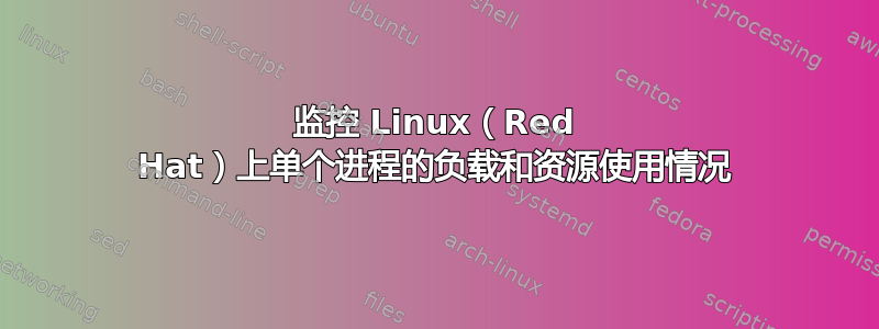 监控 Linux（Red Hat）上单个进程的负载和资源使用情况