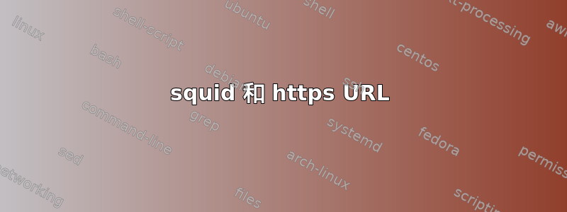 squid 和 https URL