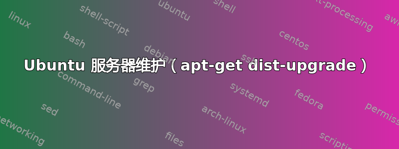 Ubuntu 服务器维护（apt-get dist-upgrade）