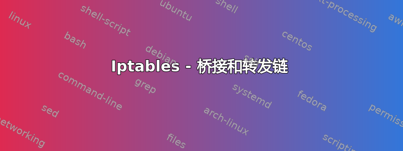 Iptables - 桥接和转发链