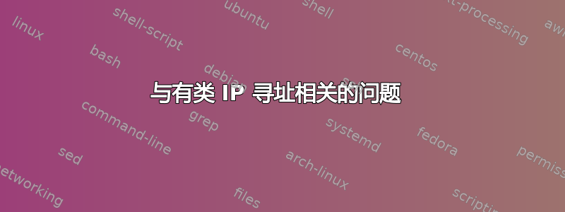 与有类 IP 寻址相关的问题 