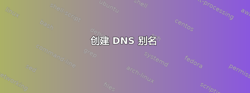 创建 DNS 别名