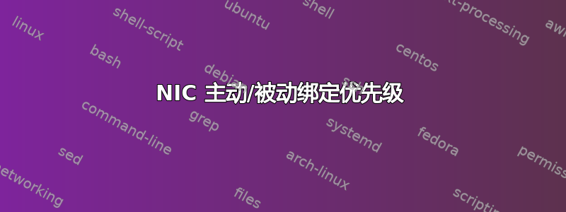 NIC 主动/被动绑定优先级