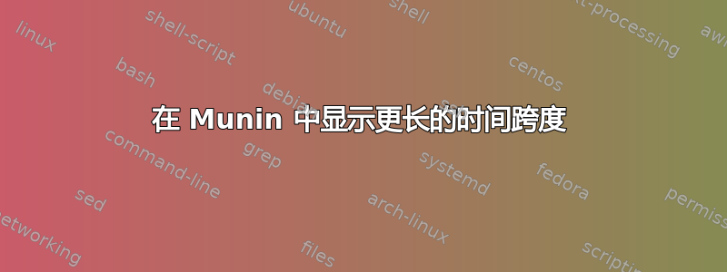 在 Munin 中显示更长的时间跨度