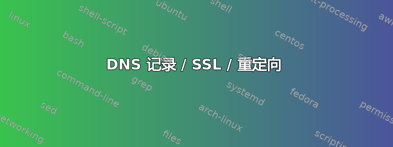 DNS 记录 / SSL / 重定向