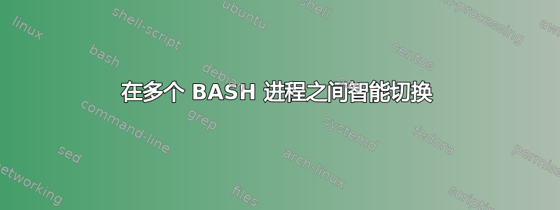 在多个 BASH 进程之间智能切换