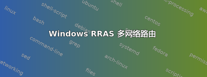 Windows RRAS 多网络路由