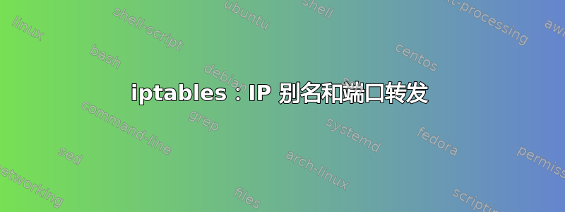 iptables：IP 别名和端口转发