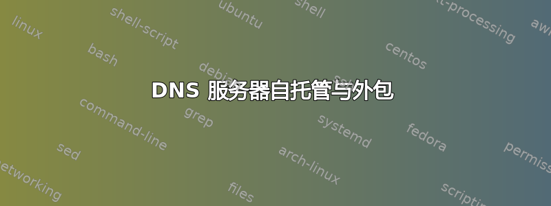 DNS 服务器自托管与外包