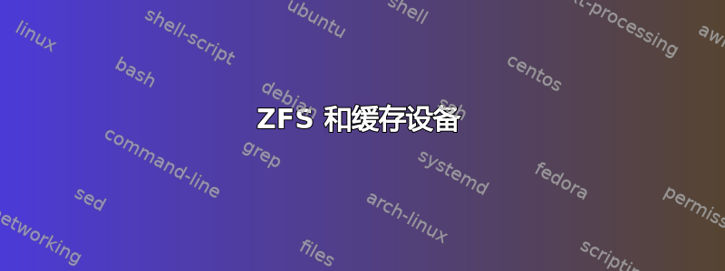 ZFS 和缓存设备