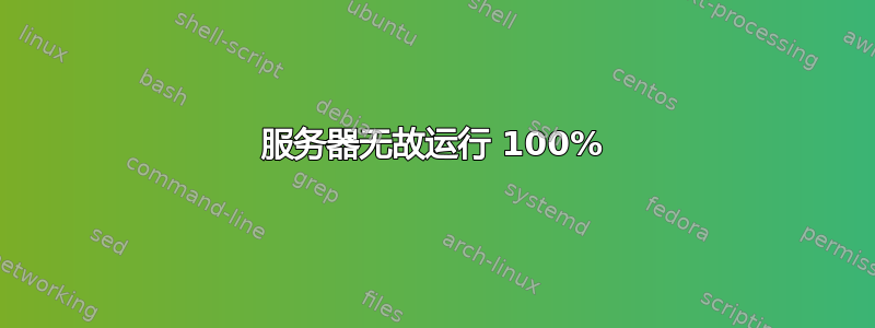 服务器无故运行 100%