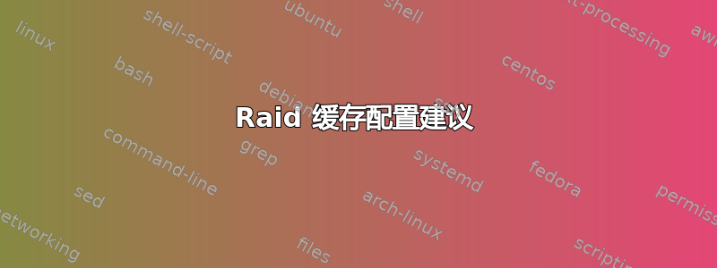 Raid 缓存配置建议