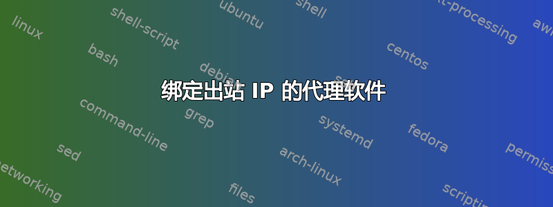 绑定出站 IP 的代理软件