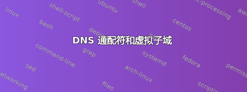 DNS 通配符和虚拟子域