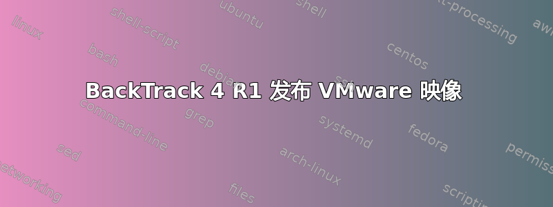 BackTrack 4 R1 发布 VMware 映像