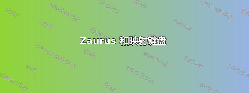 Zaurus 和映射键盘