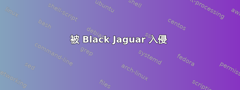 被 Black Jaguar 入侵