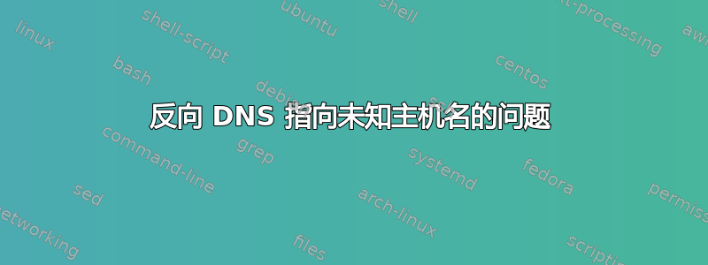 反向 DNS 指向未知主机名的问题