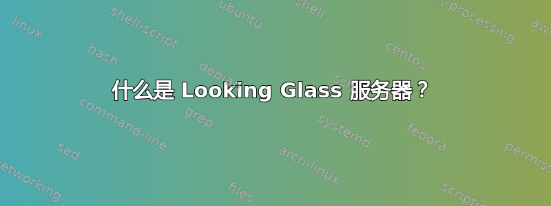 什么是 Looking Glass 服务器？