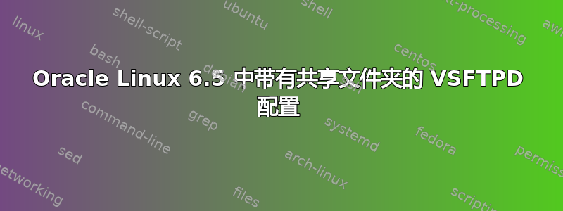 Oracle Linux 6.5 中带有共享文件夹的 VSFTPD 配置