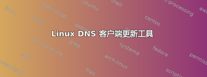 Linux DNS 客户端更新工具