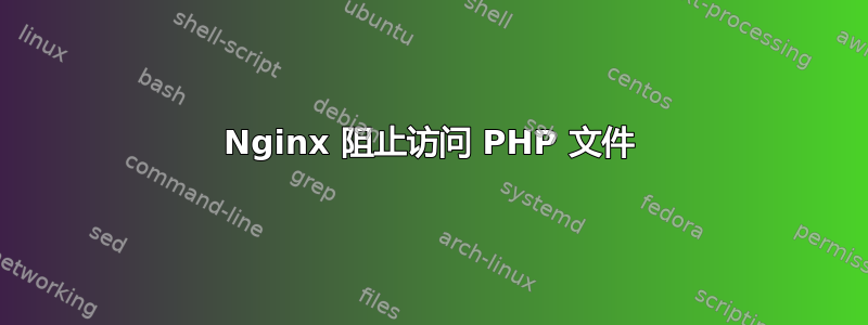 Nginx 阻止访问 PHP 文件