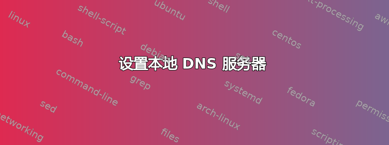 设置本地 DNS 服务器