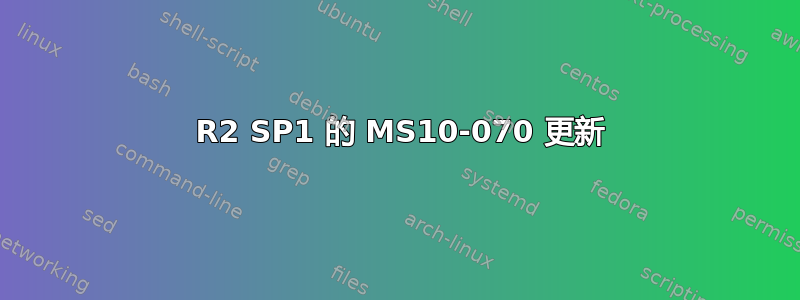 2003 R2 SP1 的 MS10-070 更新