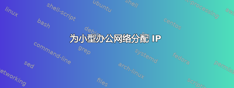 为小型办公网络分配 IP