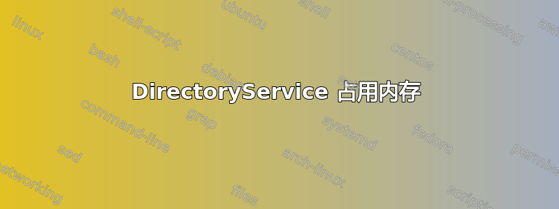 DirectoryService 占用内存