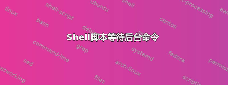 Shell脚本等待后台命令