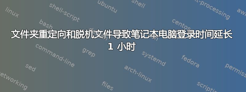 文件夹重定向和脱机文件导致笔记本电脑登录时间延长 1 小时