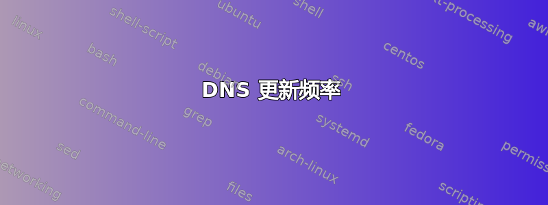 DNS 更新频率