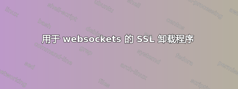 用于 websockets 的 SSL 卸载程序