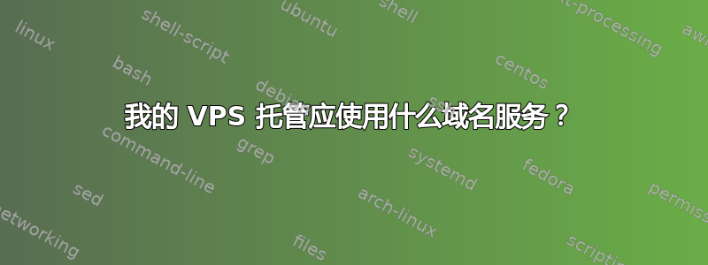 我的 VPS 托管应使用什么域名服务？