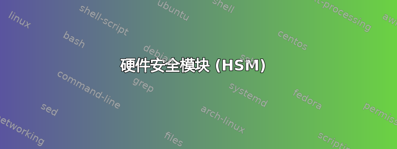 硬件安全模块 (HSM) 