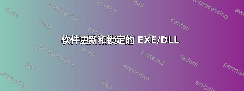 软件更新和锁定的 EXE/DLL