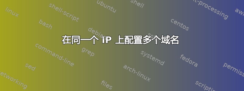 在同一个 IP 上配置多个域名