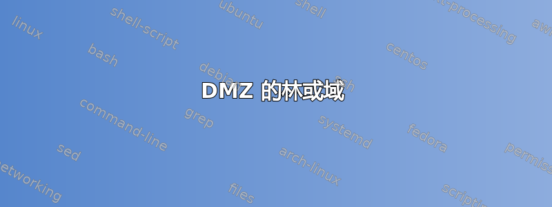 DMZ 的林或域