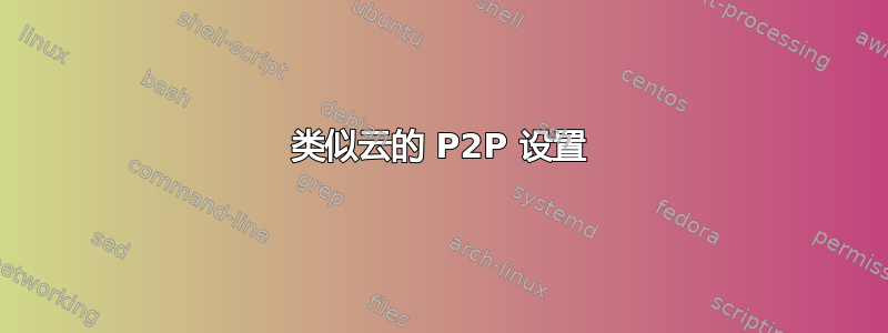 类似云的 P2P 设置