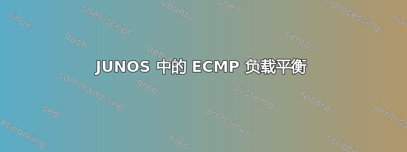 JUNOS 中的 ECMP 负载平衡